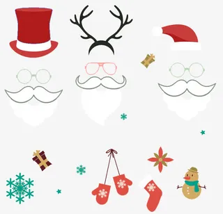 圣诞小件合集高清免扣素材免抠