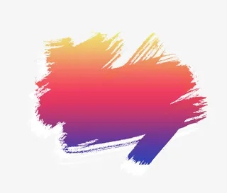 彩色渐变喷绘淘宝首页文字输入框免抠