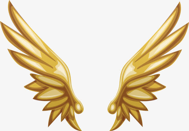 金光闪闪的翅膀免抠