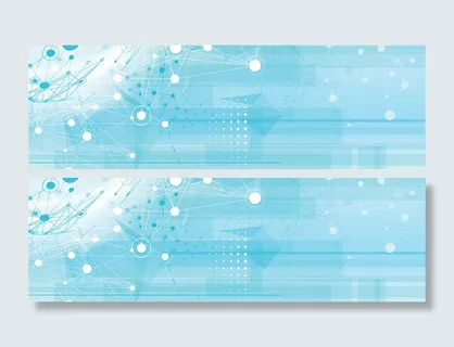 淘宝科技电子淡蓝色互联网海报banner高清