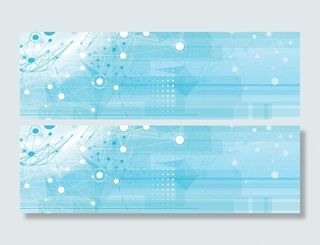 淘宝科技电子淡蓝色互联网海报banner高清