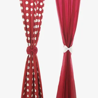 蝴蝶结窗帘免抠