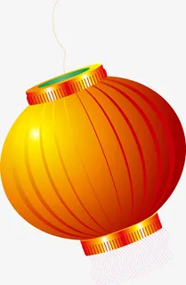 灯笼，喜庆，红色免抠