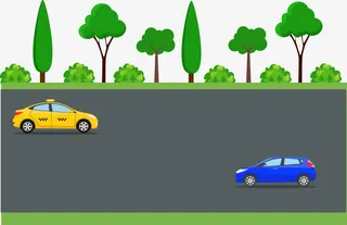 卡通街道场景免抠