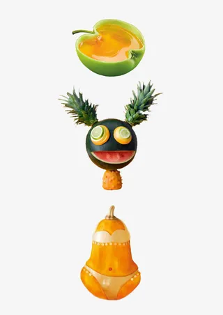 水果创意设计免抠