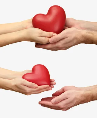 爱心传递免抠