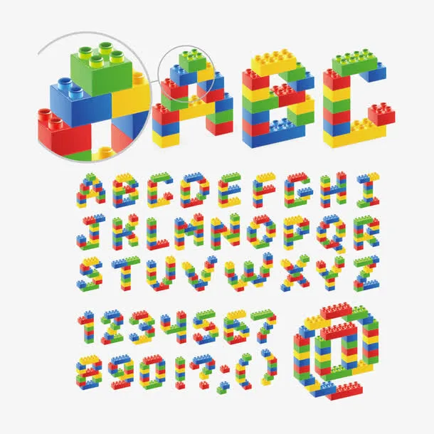 字母字体设计免抠