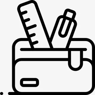 铅笔盒图标免抠