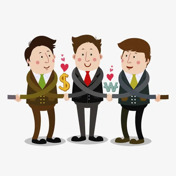 商务卡通插图资源互换免抠