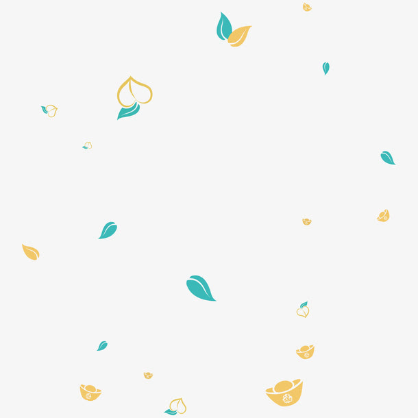 元宝叶子桃子免抠