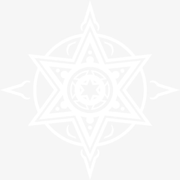 白色圣月魔法阵免抠