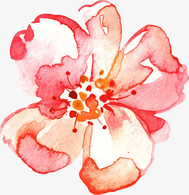 彩绘花朵免抠