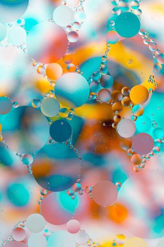 圆形气泡底纹背景