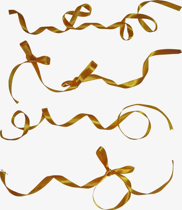 绸带飘落PNG免抠