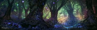 梦幻森林背景高清