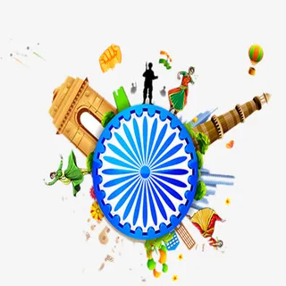 世界各地旅游设计元素png设计免抠