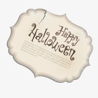 万圣节标签免抠
