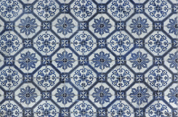 瓷砖花纹背景图案