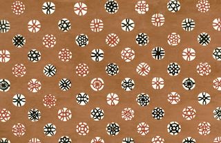 褐色几何小碎花底纹免抠