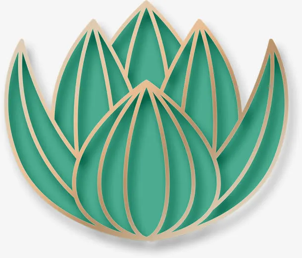 精美浮雕花朵psd素材免抠