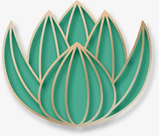 精美浮雕花朵psd素材免抠