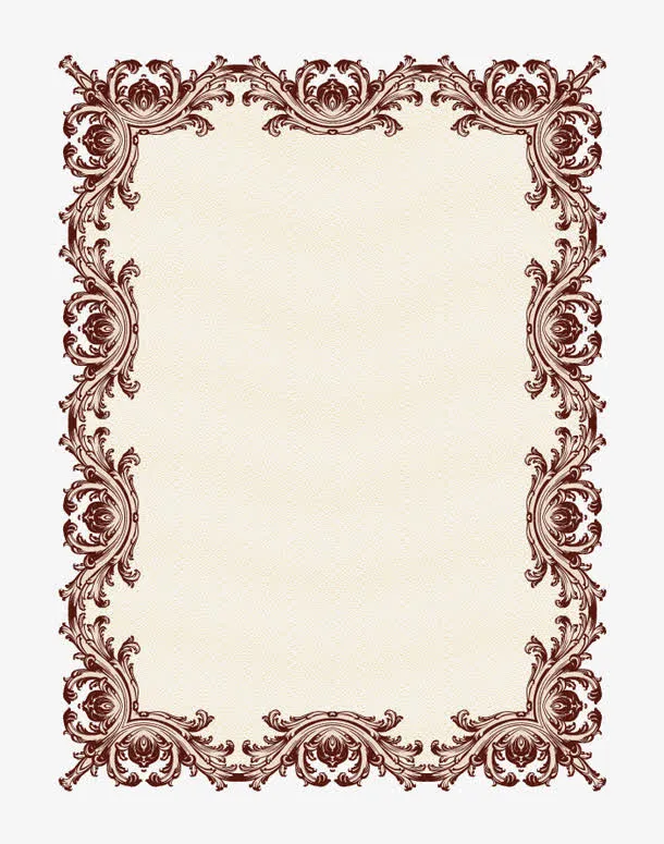 欧式边框免抠