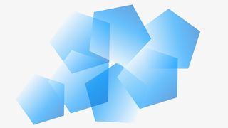 蓝色简约科技透明免抠