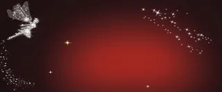 红色天使星光背景高清