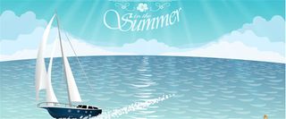 海边帆船背景高清