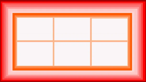 特色家居渐变窗户免抠