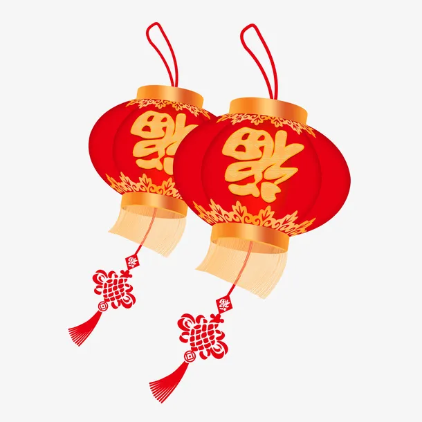 中国风灯笼古风装饰PNG透明免抠素材免抠
