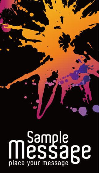 矢量复古名片模板免抠