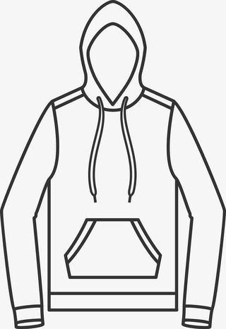 连帽卫衣创意设计图免抠
