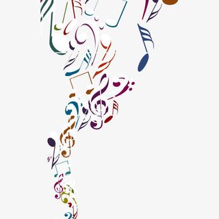 多彩创意音乐符号设计素材免抠