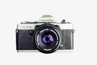 黑色光晕数码相机免抠