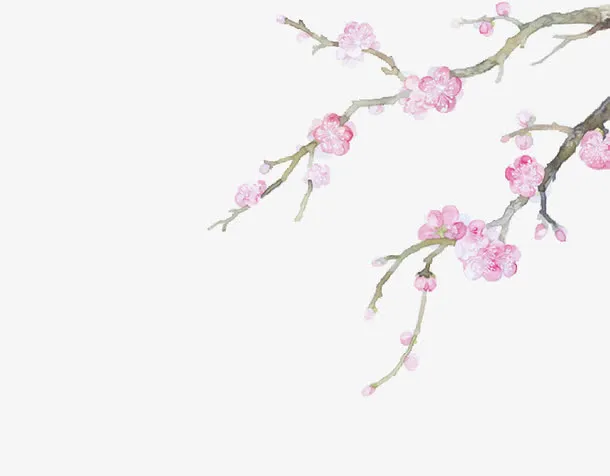 桃花朵朵免抠