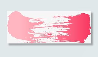 粉色创意动感笔刷图免抠