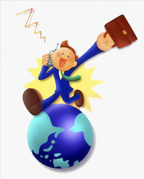 开心的白领免抠