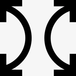 双弯箭头图标免抠