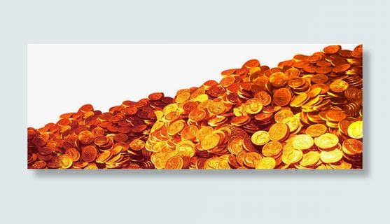 高清金币海报装饰免抠