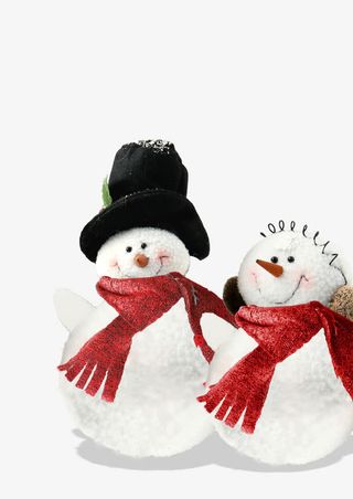 圣诞节雪人高清png素材免抠