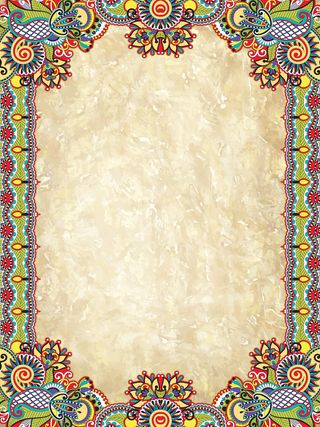 彩色民族花纹背景素材高清