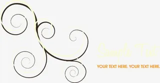 抽象几何曲线线条底纹免抠