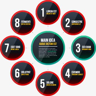 时尚组织架构图设计矢量素材免抠