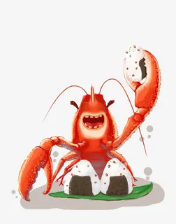 小龙虾免抠