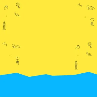 简约手绘元素母婴产品PSD分层主图背景高清