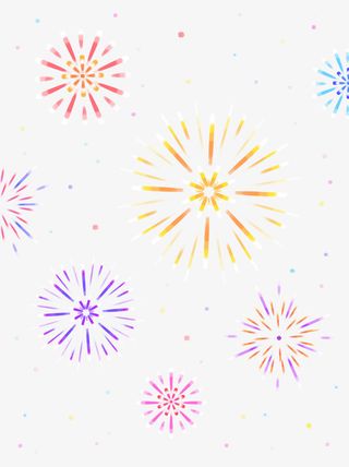 2022虎年艺术字烟花元素免抠