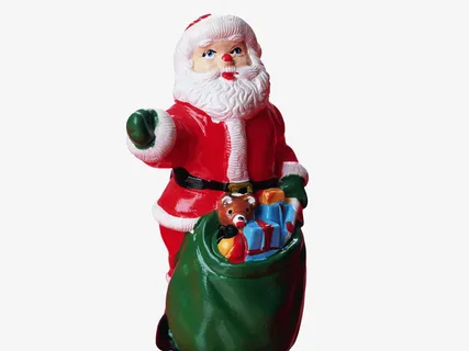 圣诞老人玩偶免抠