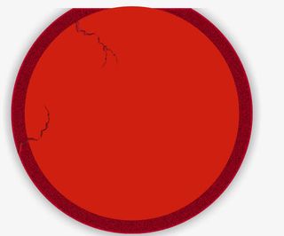 红色扁平图案免抠