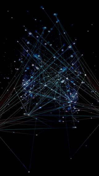 黑色线条商务科技手机端H5背景高清